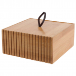 Korraldaja - &uuml;mbris Bathroom Solutions Bamboo THK-099288, pruun, 15 cm x 7 cm x 15 cm