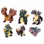 Kujukeste komplekt, draakon Happy Life ZA5883, 6 tk, mitmev&auml;rviline