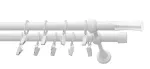 Kardinapuu komplekt Karpol Olimp Walec, 250 cm, &Oslash; 19 mm, valge v.