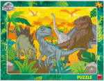 Pusle Dino The World Of Dinosaurs, 29.2 cm x 37.2 cm, 40 tk, mitmev&auml;rviline