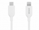 Laadimisjuhe Deltaco Baltic, USB Type C/Lightning, 200 cm, valge v.