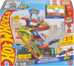 Autoparkla Mattel Hot Wheels City Transforming Stunt Garage JHL94, mitmev&auml;rviline