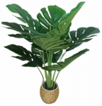 Kunsttaim potis Homla Monstera, roheline v., 60 cm