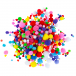 Kaunistuskomplekt Pompom, mitmev&auml;rviline