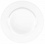 Taldrik prae Wilmax Julia, &Oslash; 25.5 cm, valge v.