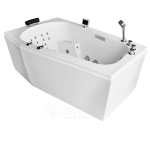 Vann, massaaži AMUE-007AL, 170 cm x 100 cm x 70 cm, valge