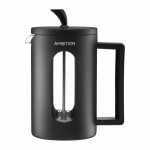 Kohvikann French Press Ambition Aaron, 0.6 l, l&auml;bipaistev v./must v.