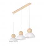 Valgusti lagi Emibig Kaki, E27, 3 x 15 W, valge v.