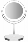 Kosmeetiline peegel Beautifly Looking Glass, valgustusega, teisaldatav, 14.5 cm x 14.5 cm, h&otilde;be v.