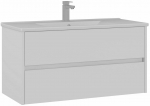 Vannitoakapp valamuga Kalune Design Side, valge matt v., 45 cm x 100 cm x 52 cm