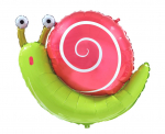 Fooliumist &otilde;hupall erikujuga GoDan Snail, punane v./roheline v.