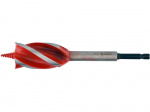 Spiraalne puitpuur Yato, puit, keermega, hex 1/4, 30 mm x 16.5 cm