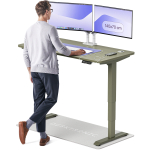 Arvutilaud reguleeritava k&otilde;rgusega Desktronic HomePro 829 53, 140 cm x 70 cm, 126 cm, roheline v.