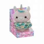 Pehme m&auml;nguasi &uuml;kssarvik Luna Squishcuties, roheline v./roosa v., 21 cm