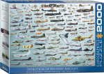 Pusle Eurographics Evolution of Military Aircraft 8220-0578, 96.8 cm x 67.6 cm, 2000 tk, mitmev&auml;rviline