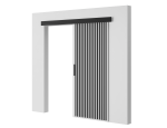 Uks ADRK Perion 86, sisel&uuml;kandustele, 205 cm x 86 cm, valge v./must v.