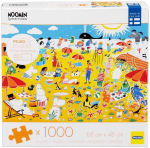 Pusle Martinex Moomin French Riviera Beach, 48 cm x 68 cm, 1000 tk, mitmev&auml;rviline