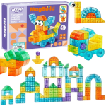 Magnetkonstruktor Woopie MagBuild, 43 tk, mitmev&auml;rviline