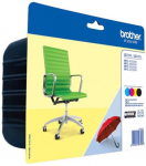 Tindiprinteri kassett Brother LC229XL, sinine v./must v./kollane v.