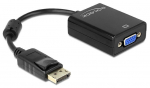 Adapter Delock Displayport to VGA Display port male, VGA female, 0.12 m, must v.