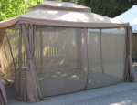 V&otilde;rkude komplekt varikatusele Home4you 093311, 291 cm, hele pruun v.