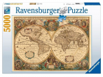 Pusle Ravensburger Former world map 17411, 153 cm x 101 cm, 5000 tk, mitmev&auml;rviline