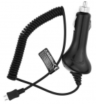 Auto laadija BlueStar, Micro USB, sinine/must