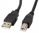 Juhe Lanberg USB 2.0 A male, USB 2.0 B male, 5 m, must