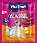 Kassimaius Vitakraft Cat Stick mini, lambaliha/kalkun, 0.018 kg, 3 tk