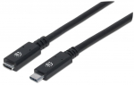 Juhe Manhattan Type-C M To Type-C USB Type-C male, USB Type-C female, 0.5 m, must v.
