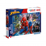 Pusle Clementoni Spider-man, 62 cm x 42 cm, 60 tk, mitmev&auml;rviline