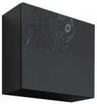 Seinakapp Cama Meble Vigo, must v., 50 cm x 30 cm x 50 cm