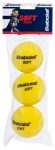 Tennisepallide komplekt Babolat Soft Foam, kollane, 3 tk