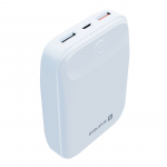 Evelatus EPB07 10000mAh kompaktne akupank x2 USB kiire 18W laadimine Valge