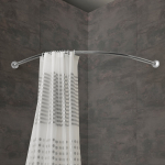 Du&scaron;ikardinapuu Gedy Semi-circular TSEM800131, 84 cm, &Oslash; 25 mm, kroom