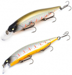 Vobler Akara Best Minnow 110SP A110, 11 cm, 17 g, kuldne/h&otilde;be/oranž