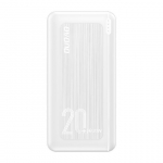 Akupank Dudao, 20000 mAh, valge v.
