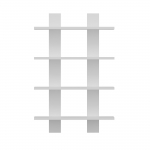 Seinariiul Kalune Design Laurel 935CMN1310, valge v., 90 cm x 60 cm x 15 cm