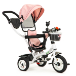 Kolmerattaline jalgratas EcoToys MSP1796, roosa v.