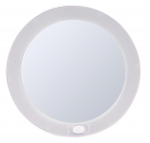 Meigipeegel Ridder Mulan S, valgustusega, iminapp, 12.7 cm x 12.7 cm, valge