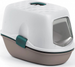 Suletud kassitualett Zolux Top Chic 590017TAU, valge/beež, suletud, 59 cm x 39 cm x 43 cm