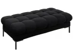 Tumba Micadoni Home Mamaia Velvet, must v., 133 cm x 62 cm x 41 cm