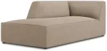 Diivan Micadoni Home Ruby Structured Fabric Chaise Longue, hele pruun v., vasak, 181 x 93 cm x 69 cm