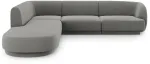 Nurgadiivan Micadoni Home Miley Velvet 6 Seats, helehall v., vasak, 252 x 220 cm x 74 cm