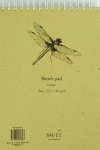 Joonistuspaber Smiltainis Sketch Pad, A4, 80 g/m&sup2;, kreemjasvalge, 29.7 cm x 21 cm