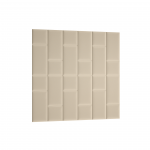 Dekoratiivsed tekstiilist seinapaneelid Quadratta, 180 cm x 180 cm, 3.5 cm, hele pruun v., 24 tk