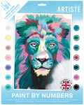 Maalimine numbrite j&auml;rgi DallPrint Lion 11CR550716, mitmev&auml;rviline