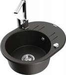 K&ouml;&ouml;givalamu Mexen Kevin, graniit, 58 cm x 45 cm x 19 cm, must/kroom