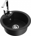 K&ouml;&ouml;givalamu Mexen Diego 6512-77-670300-00, graniit, 48.8 cm x 48.8 cm x 16.7 cm, must/kroom