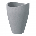 Lillepott Scheurich Stony Grey 59577, plastik, hall